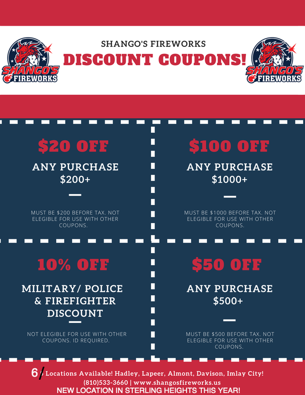 Fireworks Discounts, Coupons & Deals